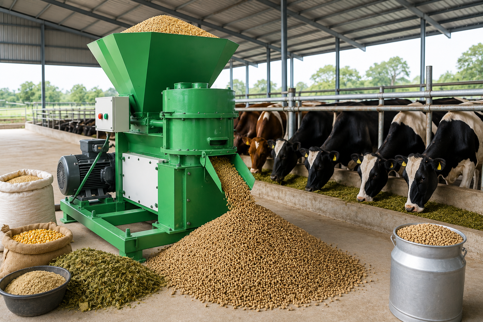 Every Farm Needs a High-Quality Cattle Feed Machine