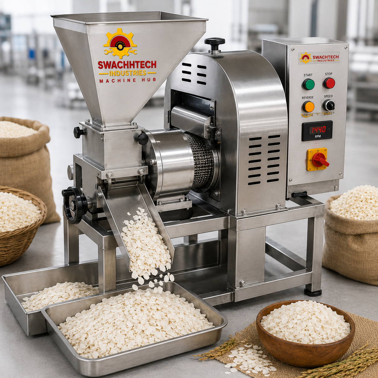 Poha Making Machine