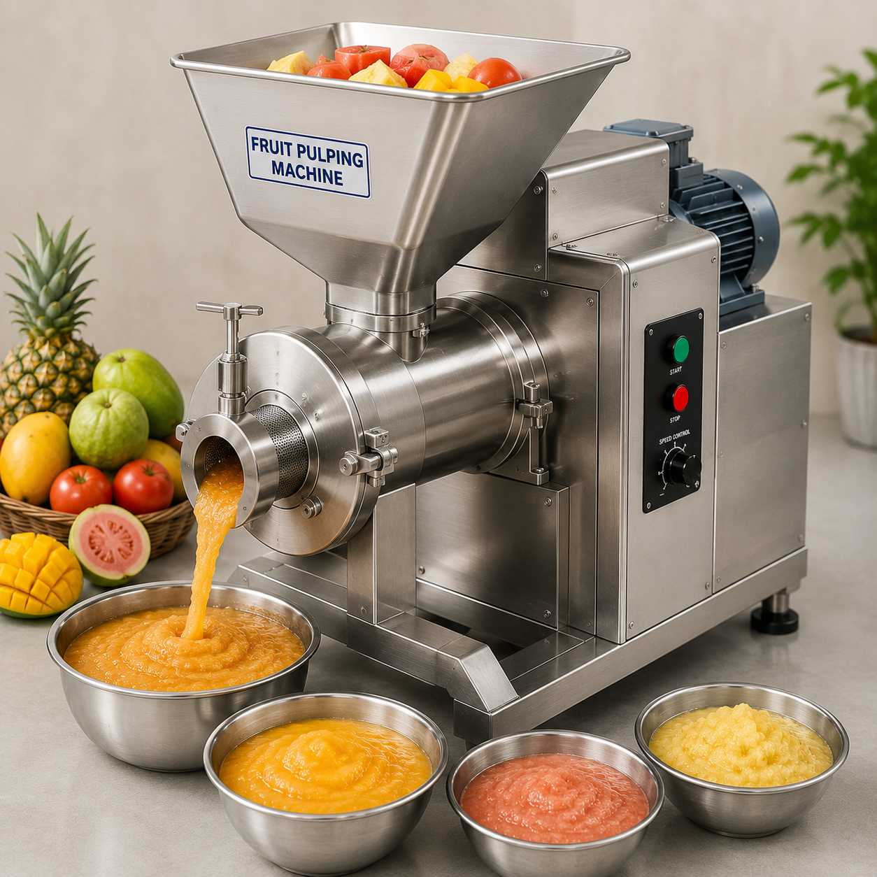 Fruit Pulping Machine