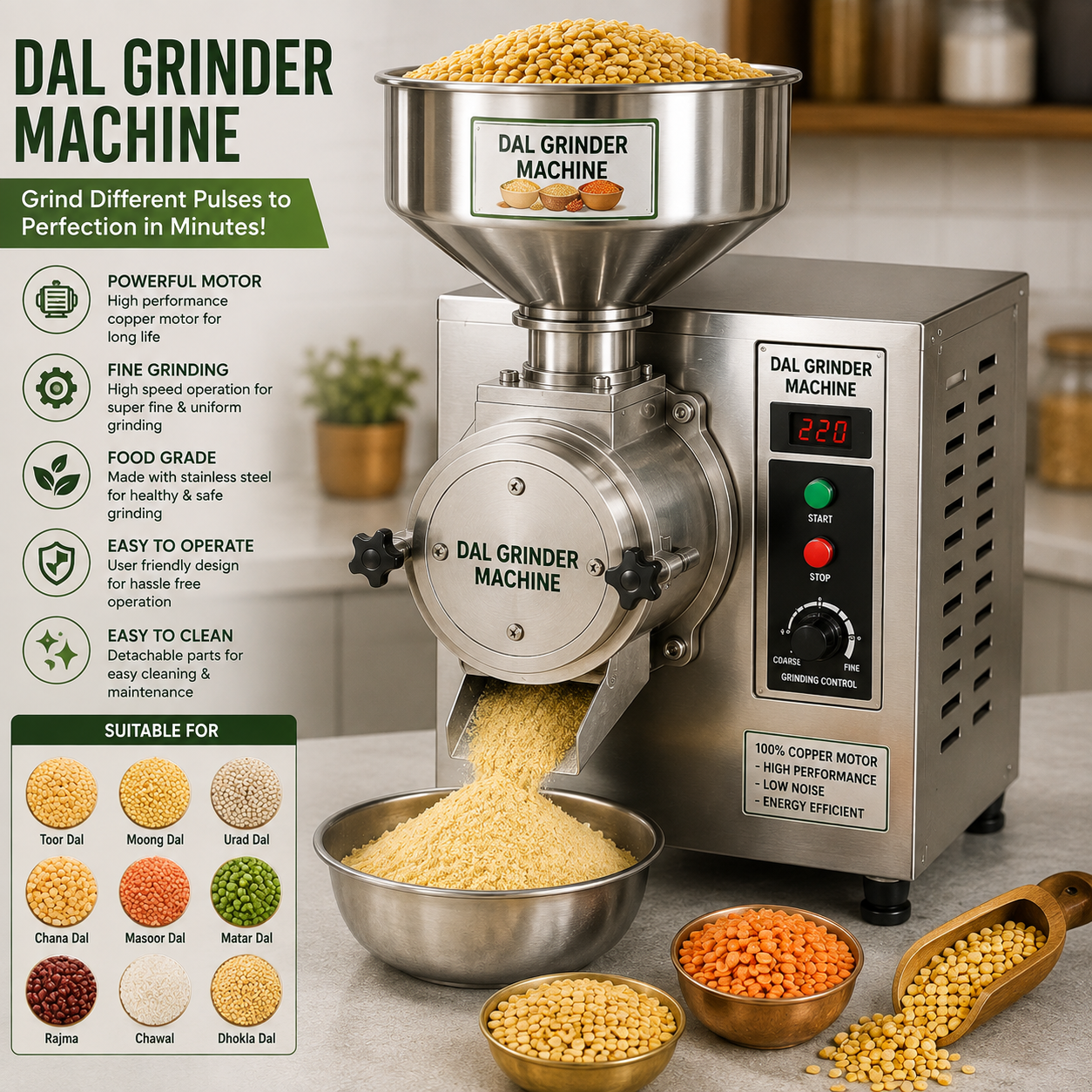 Dal Grinder Machine In Dhanbad