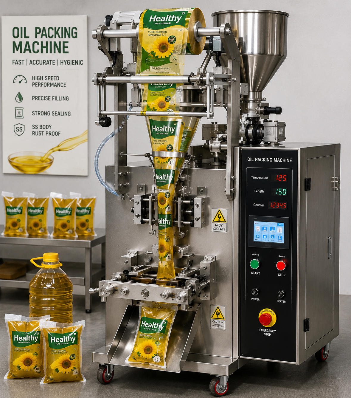 Oil Packing Machine In Siwan